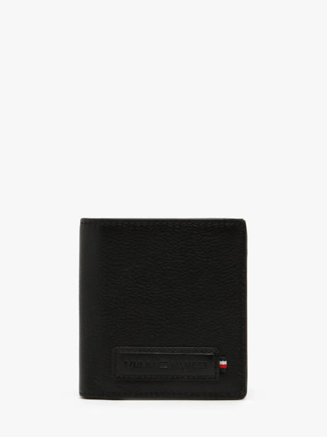 Wallet Leather Tommy hilfiger Black th premium AM13034