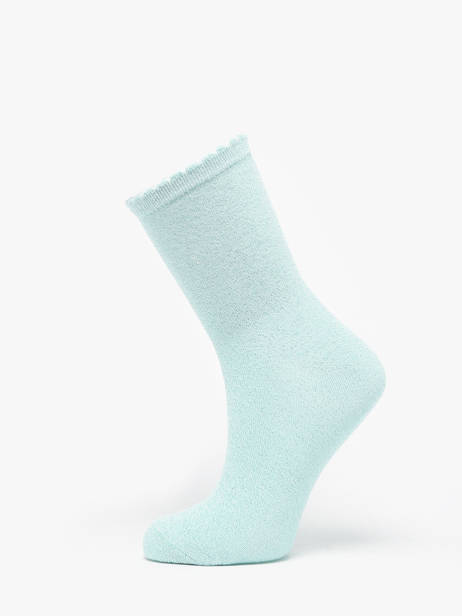 Chaussettes Pieces Bleu socks women 17078534