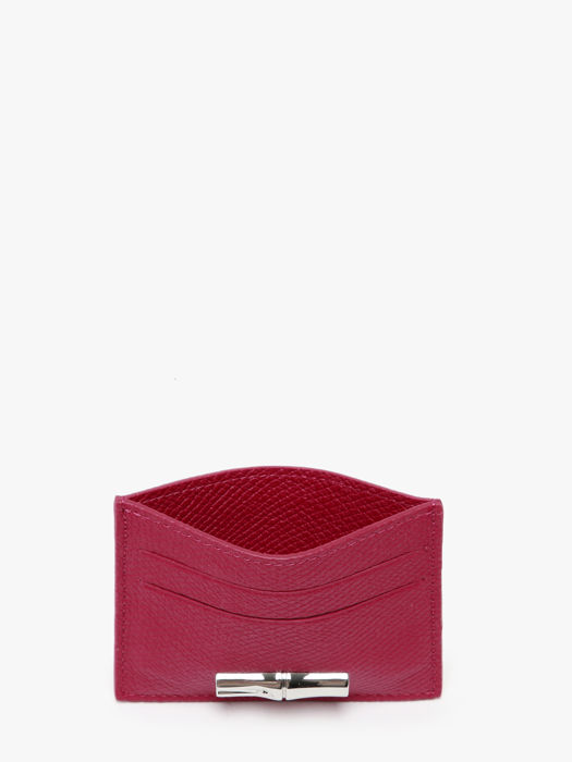 Longchamp Le roseau Bill case / card case Pink