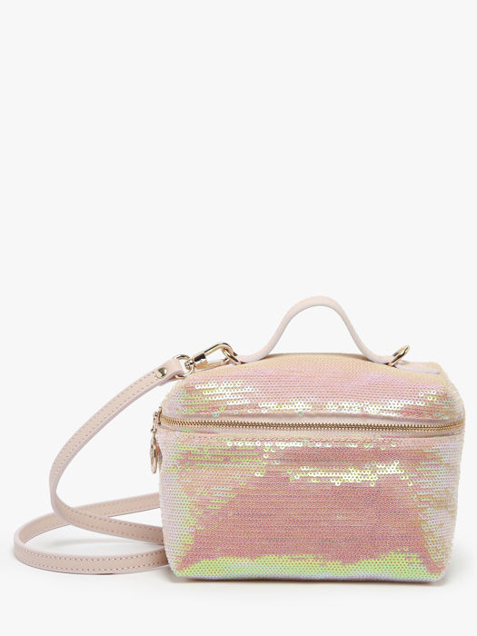 Longchamp Le pliage paillettes Messenger bag Pink