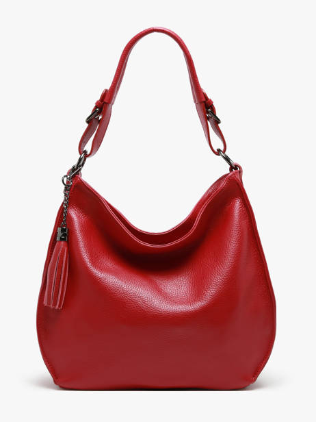 Shoulder Bag Caviar Leather Milano Red caviar CA24069