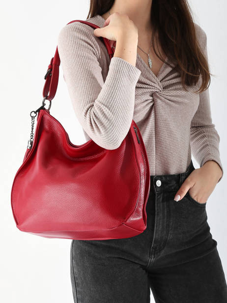 Shoulder Bag Caviar Leather Milano Red caviar CA24069 other view 1