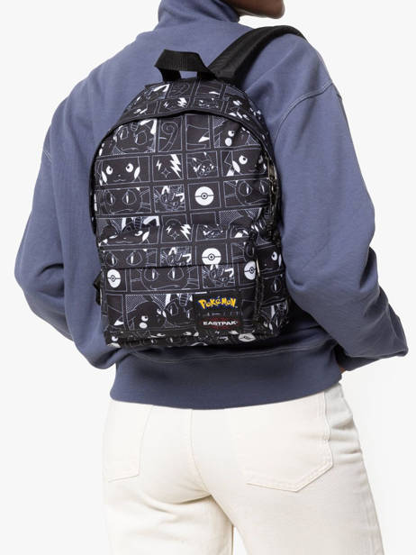 Backpack Eastpak Black eastpak x pokemon K043POK other view 1