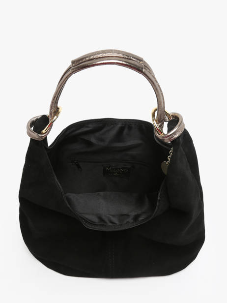 Shoulder Bag Velvet Milano Black velvet VE24092 other view 3