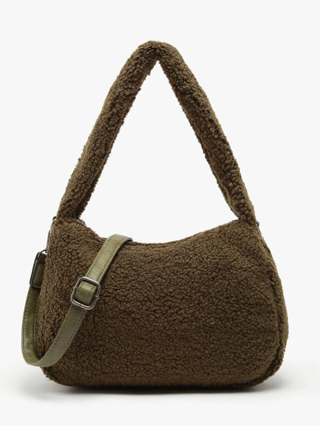 Shoulder Bag Fur Miniprix Green fur 3927