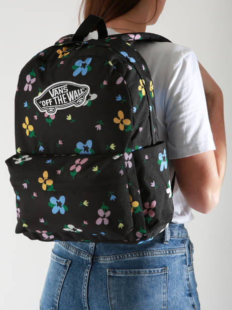 Sac à Dos 1 Compartiment Vans Noir backpack VN000H4Y vue secondaire 1