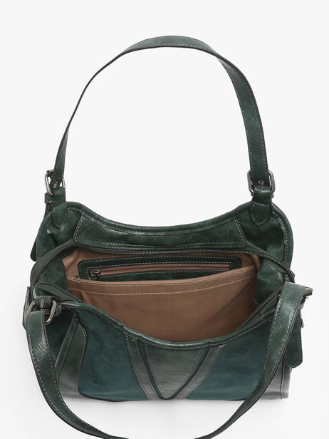 Shoulder Bag Winter Velvet Miniprix Green winter velvet 3661 other view 1