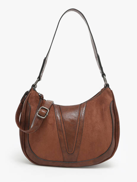 Shoulder Bag Winter Velvet Miniprix Brown winter velvet 3662