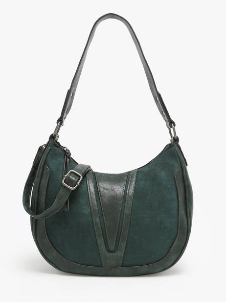 Shoulder Bag Winter Velvet Miniprix Green winter velvet 3662