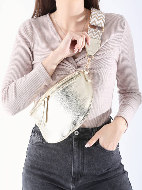 Sac Banane Miniprix Or sangle 1 vue secondaire 1