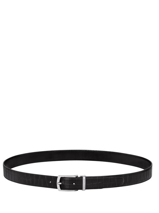 Longchamp Ceinture homme croco Ceinture Marron