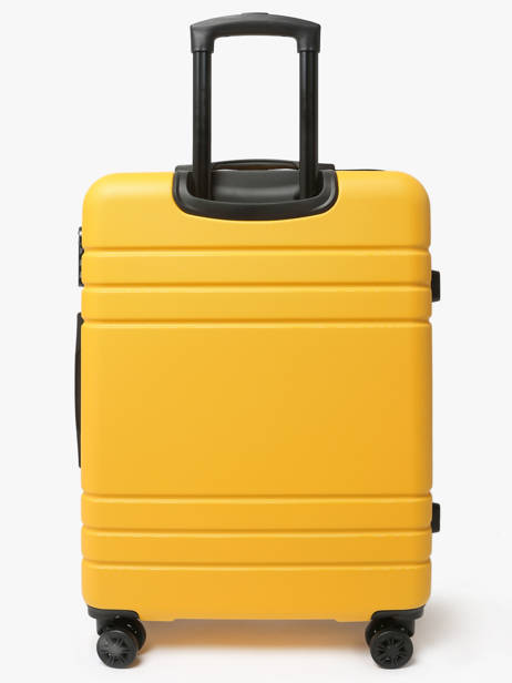 Valise Rigide Valencia Travel Jaune valencia M vue secondaire 4