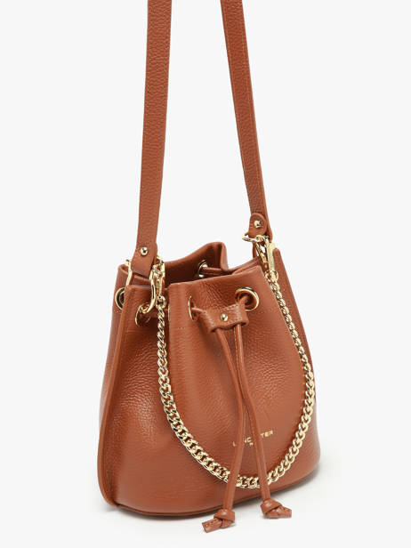 Sac Bourse Alba Double Cuir Lancaster Marron alba double 80 vue secondaire 2