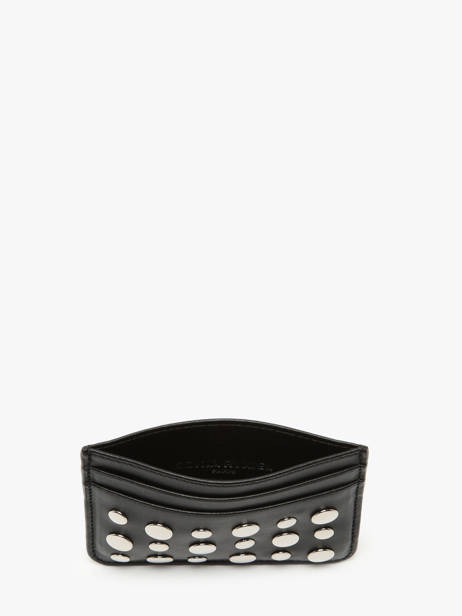 Porte-cartes Domino Leather Et Studs Sonia rykiel Noir domino AC52LE14 vue secondaire 1