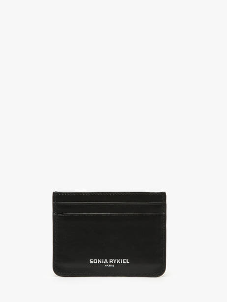 Porte-cartes Domino Leather Et Studs Sonia rykiel Noir domino AC52LE14 vue secondaire 2