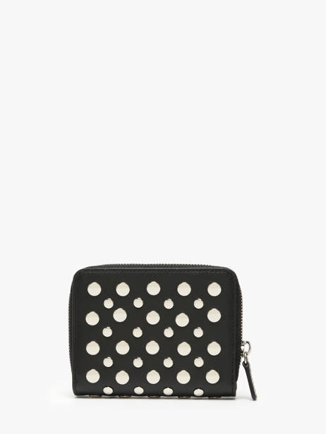 Portefeuille Domino En Cuir Et Studs Sonia rykiel Noir domino AC53LE14 vue secondaire 3