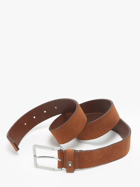 Ceinture Tommy hilfiger Marron belt AM13019 vue secondaire 3