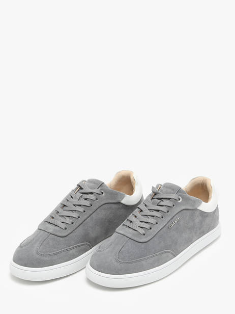 Sneakers En Cuir Calvin klein jeans Gris women 24360IW vue secondaire 2