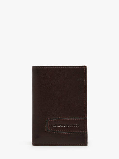 Leather Léon Wallet Arthur & aston Brown leon 799