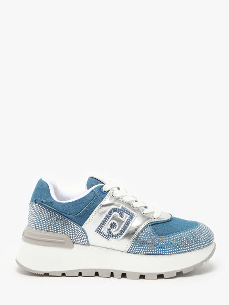 Sneakers In Leather Liu jo Blue women BA5051PX