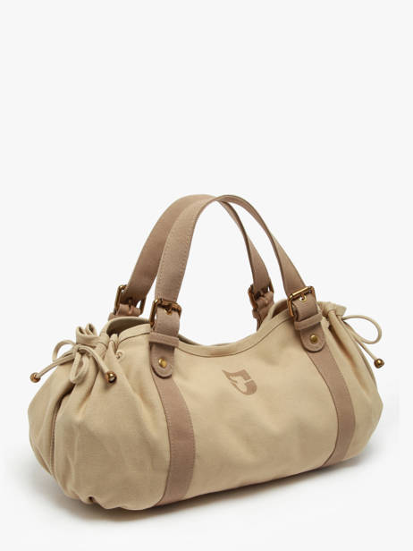 Shoulder Bag Canvas Cotton Gerard darel Beige canvas DBS01450 other view 1