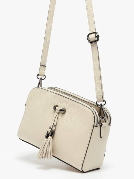 Leather Caviar Crossbody Bag Milano Beige caviar CA21101 other view 2