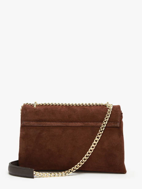 Sac Bandoulière Velvet Caviar Cuir Milano Marron velvet caviar VC24115 vue secondaire 4