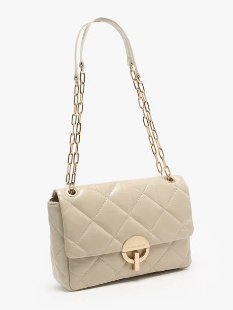 Large Quilted Leather Moon Shoulder Bag Vanessa bruno Beige moon 84V40329 other view 1