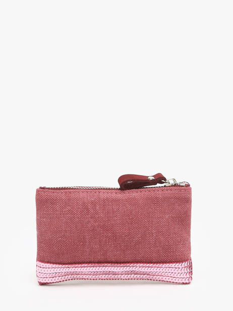 Coin Purse Le Cabas Linen Vanessa bruno Pink cabas lin 31V42017