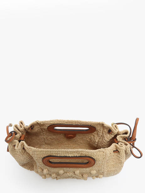 Sac Bandoulière Raphia Raphia Gerard darel Beige raphia DBS08454 vue secondaire 2