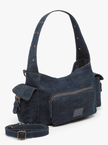 Sac Banane Basilic pepper Bleu cargo denim BCAD05 vue secondaire 2