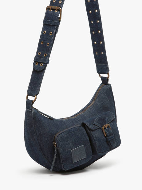 Sac Porté épaule Cargo Denim Coton Basilic pepper Bleu cargo denim BCAD04 vue secondaire 1