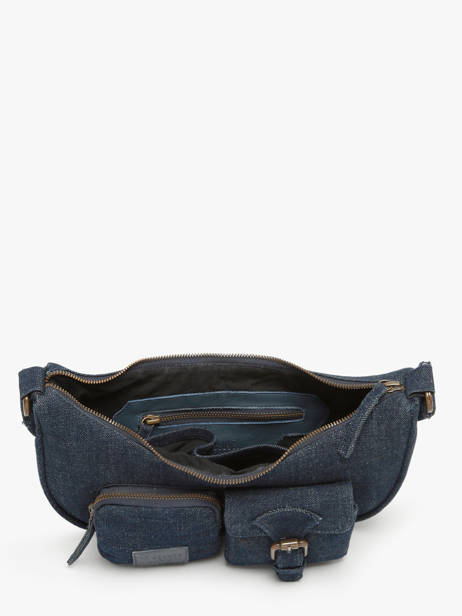 Sac Porté épaule Cargo Denim Coton Basilic pepper Bleu cargo denim BCAD04 vue secondaire 2