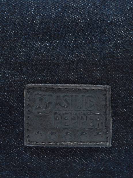 Sac Porté épaule Cargo Denim Coton Basilic pepper Bleu cargo denim BCAD04 vue secondaire 4