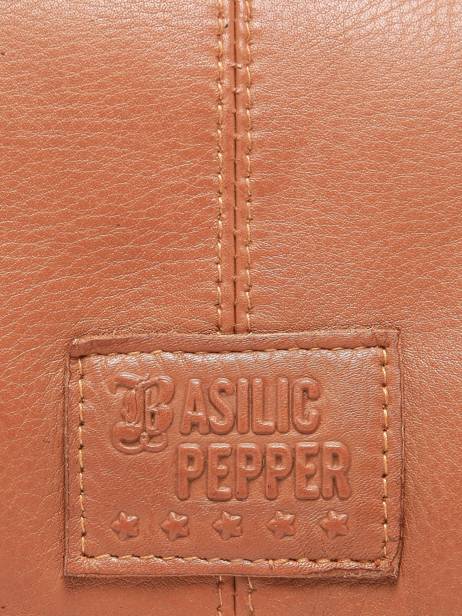 Handbag Glam Eyelet Leather Basilic pepper Brown glam eyelet BGLE22 other view 5