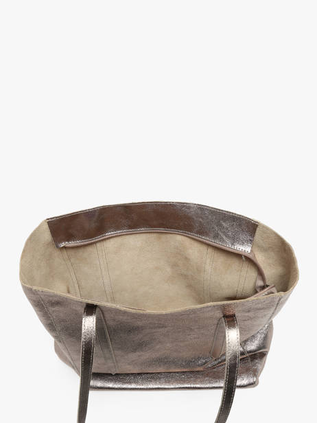 A4 Size Shoulder Bag Nine Leather Milano Brown nine NI24111 other view 3