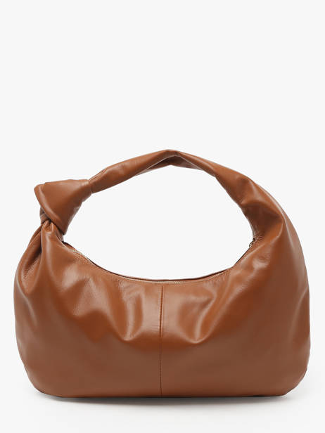 Sac Porté épaule Sauvage Cuir Milano Marron sauvage SA24114 vue secondaire 4