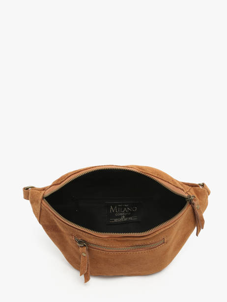 Belt Bag Milano Brown velvet VE24119 other view 3