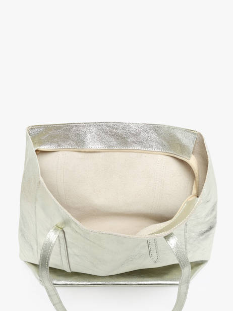 A4 Size Shoulder Bag Nine Leather Milano Gold nine NI24111 other view 3