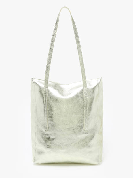 A4 Size Shoulder Bag Nine Leather Milano Gold nine NI24111 other view 4