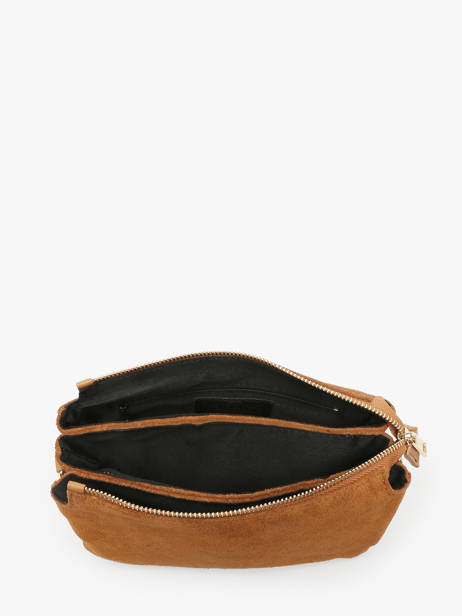 Shoulder Bag Velvet Caviar Milano Brown velvet caviar VC24117 other view 3