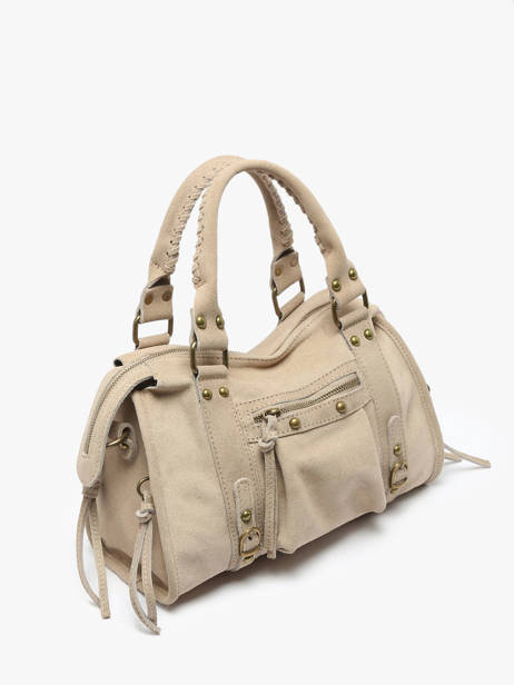 Sac Porté épaule Velvet Cuir Milano Beige velvet VE24094 vue secondaire 2