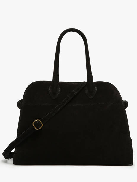 Shoulder Bag Velvet Leather Milano Black velvet VE24118 other view 4