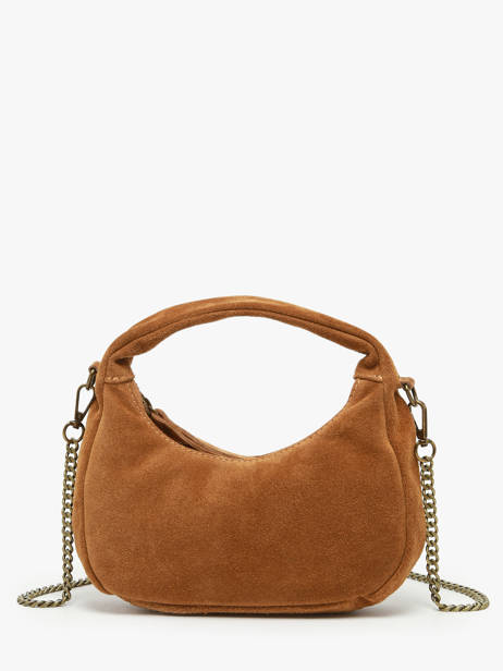 Crossbody Bag Velvet Leather Milano Orange velvet VE24113