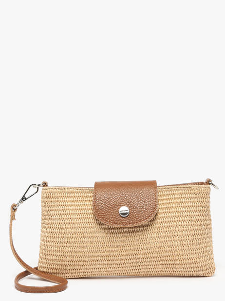 Shoulder Bag Mini Osier Italie Lancaster Brown mini osier italie 117