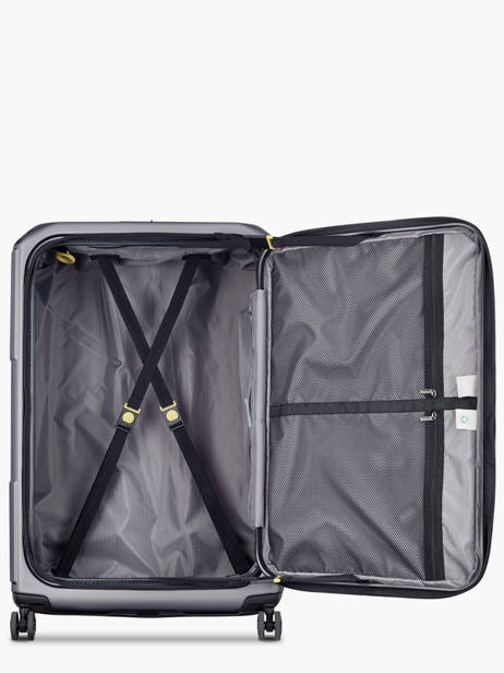 Valise Rigide Extensible Securitime Delsey Gris securitime 824 vue secondaire 3