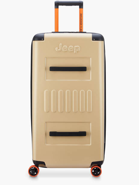 Expandable Hardside Luggage Jeep Delsey Beige jeep 828