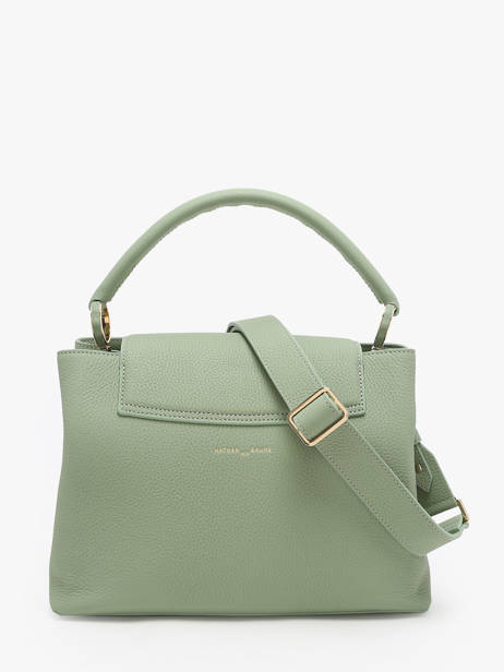 Leather Magnolia Top-handle Bag Nathan baume Green eden 3 other view 4