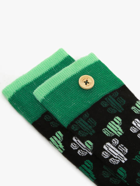 Chaussettes Cabaia Vert socks ROM vue secondaire 1