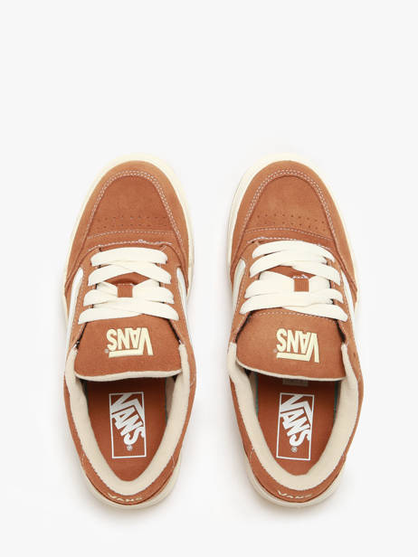 Sneakers En Cuir Vans Marron women D1JBRO vue secondaire 4